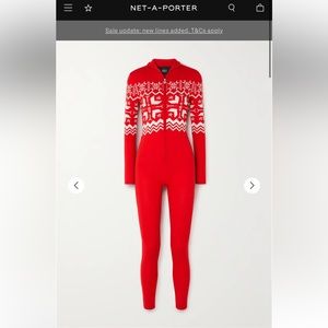 Nordic intarsia merino wool-jacquard turtleneck bodysuit perfect moment